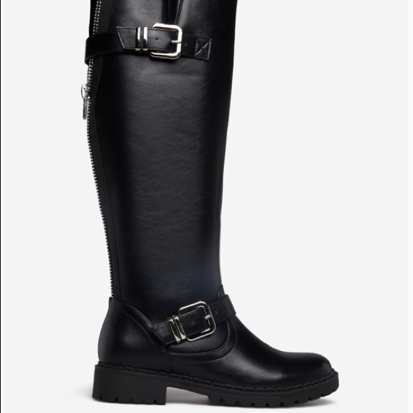 New! Georginna Buckled Flat Boot size 7.5 - Picture 3 of 7